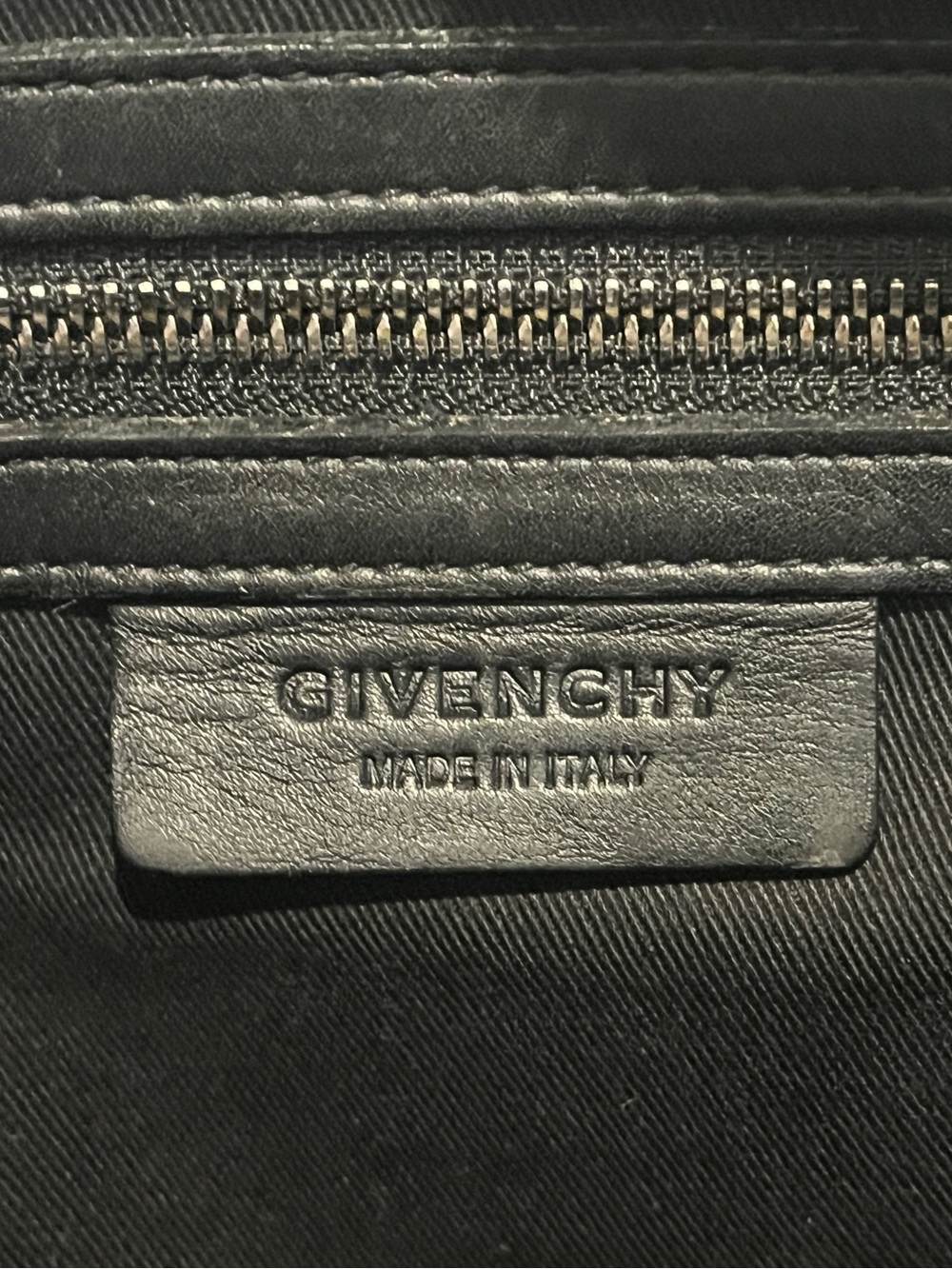 Authentic XL Givenchy Obsedia Black Leather Satchel - Picture 4 of 16